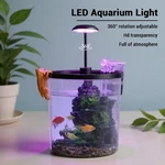 Small Fish Tank, 1 Gallon Betta Aquarium Kit With Light And Water Pump. Fixed Price $34.21.
