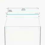 4MM Thick Clear Glass Aquarium Lid, Includes Clips For Secure Placement, 282 X. Fixed Price $44.99.