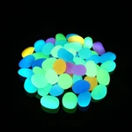 Shiny Glow The Dark Pebbles,decorative Stones,fish Tank Aquariu.... Fixed Price $25.04.