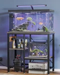 Fish Aquarium Tank Stand 3-TIER Heavy Duty 10-37 Gal Metal Usb & Outlets. Fixed Price $119.92.