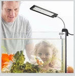 Fish Tank Clip On Light, Rgb Clamp Aquarium And Plant Lig.... Fixed Price $15.00.