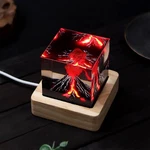 Volcano Night Lights Lava Lamp Eruption Ornament 3D Mini Ep.... Fixed Price $36.54.