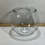 Vintage Retro Clear Glass Fish Bowl ,bubble Vase Terrarium 6 X 7 Thick. Fixed Price $33.33.
