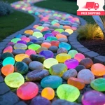 50X Glow The Dark Pebbles Stones Luminous Garden Walkaway Tank Aquarium Fish. Fixed Price $5.45.