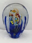 Glass Tropical Fish Aquarium Heavy Paperweight Desk Table 8 High. Fixed Price $64.99.