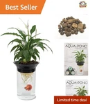 Innovative Aqua-ponic Aquarium & Planter Perfect 0.5 Gallon Home For Betta. Fixed Price $33.99.