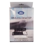 Jbj Rimless Desktop Aquarium Replacement Filter Media 4 Pack Sponge Carbon. Fixed Price $15.86.