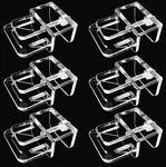 Weramics 6 Pcs Aquarium Lid Clips Rimless Fish Tank Top Transparent. Fixed Price $14.48.