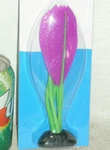 Top Fin Fish Tank Aquarium Small 8 Plastic Moveable Purple Leaf Decor Plant. Fixed Price $9.99.