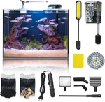 5 Small Aquarium Set Glass Fish Tank 6 Gallon, Starter Kit With Heater Wa. Fixed Price $161.99.