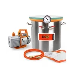 Bacoeng Gallon 4.5 Cfm Tempered Glass Lid Vacuum Chamber With Pump, Degassi.... Fixed Price $236.86.
