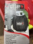 Weber Premium Gas Tank Cover Fits Standard 20 Lb Propane #7137 New In Box. Fixed Price $11.00.