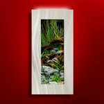 New! Original Aussie Aquarium -verticali Brushed Aluminum Wall Mounted Fish Tank. Fixed Price $399.95.